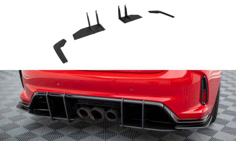 Maxton Street Pro Heck Ansatz Flaps Diffusor für Honda Civic Type-R Mk 11 HOCI11TYPERCNC-RSD1B