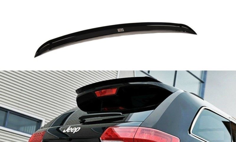 Maxton Spoiler CAP für Jeep Grand Cherokee WK2 Summit Facelift schwarz Hochglanz JE-GC-4F-SU-CAP1-G