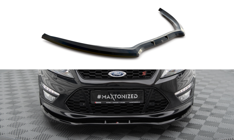 Maxton Front Ansatz V.1 Ford Mondeo ST-Line Mk4 Facelift schwarz Hochglanz FO-MO-4-STLINE-K-FD1-G