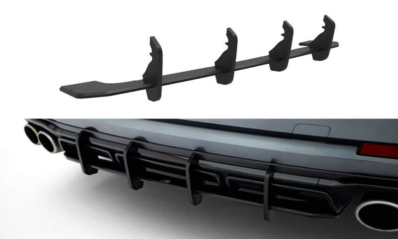 Maxton Street Pro Heckschürze Audi S8 D5 Facelift AUS8D5FCNC-RS1B