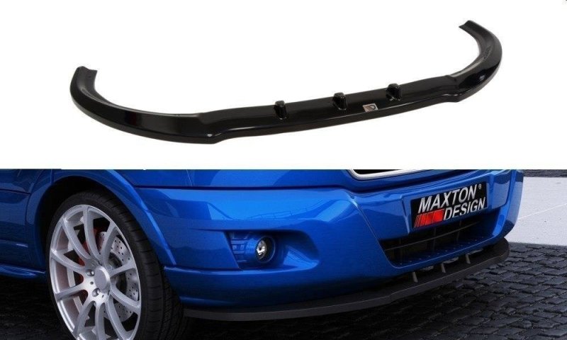 Maxton Front Ansatz für FORD TRANSIT MK8 schwarz Hochglanz FO-TR-8-FD1-G