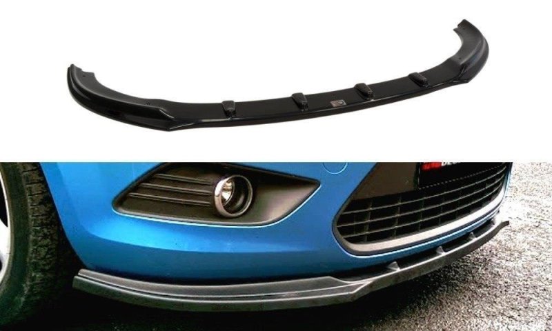 Maxton Front Ansatz für FORD FOCUS II Facelift schwarz Hochglanz FO-FO-2F-FD1-G