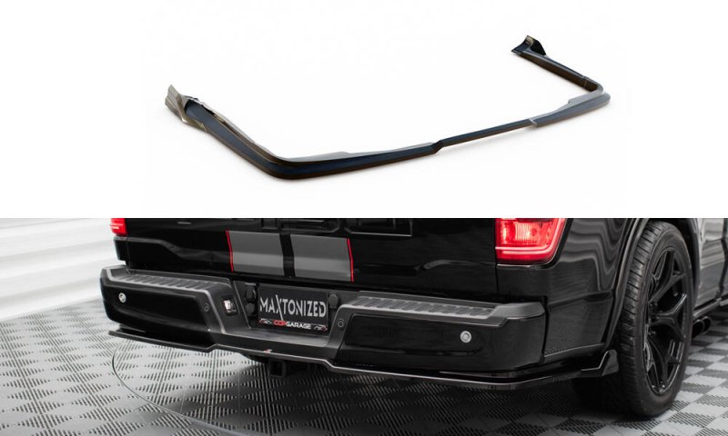 Maxton Mittlerer Cup Diffusor Heck Ansatz Shelby F150 Super Snake schwarz Hochglanz SH-F150-SS-RD1-G