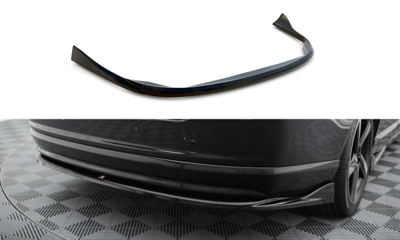 Maxton Mittlerer Cup Diffusor Heck Ansatz Volvo S80 Mk2 schwarz Hochglanz VO-S80-3-RD1-G