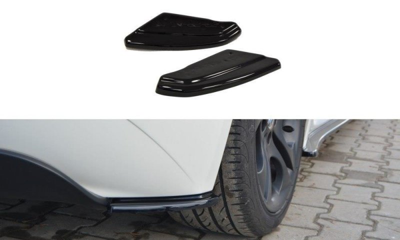 Maxton Heck Ansatz Flaps Diffusor für BMW Z4 E85 / E86 vor Facelift schwarz Hochglanz BM-Z4-85-RSD1-G