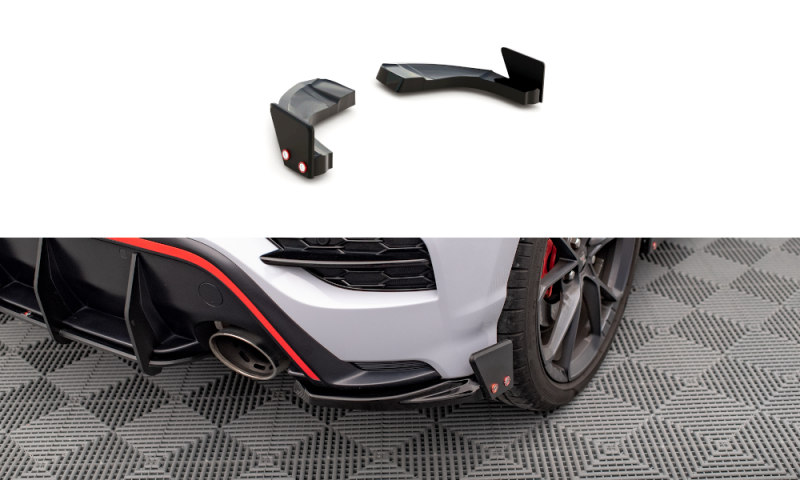 Maxton Heck Ansatz Flaps Diffusor V.1 +Flaps für Hyundai Kona N Mk1 HY-KO-1-N-RSD1G+RSF1B