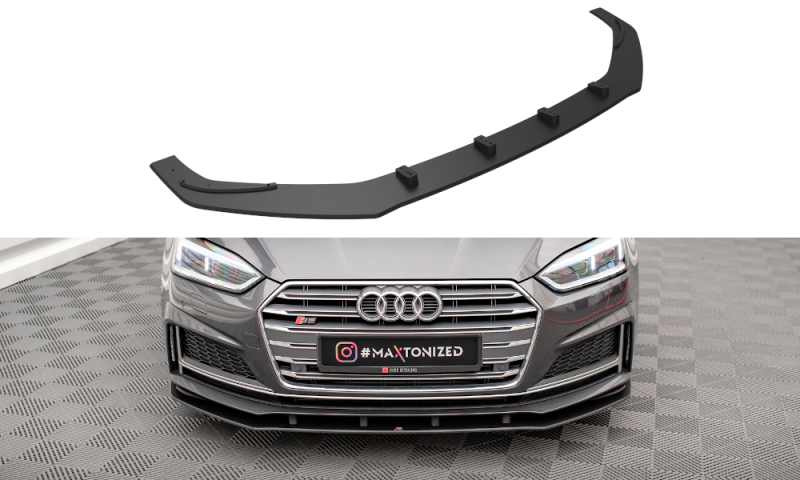 Maxton Street Pro Front Ansatz für für Audi A5 S-Line / S5 Coupe / Sportback F5 AUS52CNC-FD1B