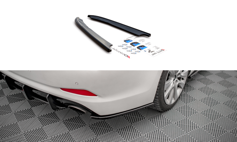 Maxton Heck Ansatz Flaps Diffusor für Hyundai I40 Mk1 schwarz Hochglanz HY-I40-1-RSD1-G