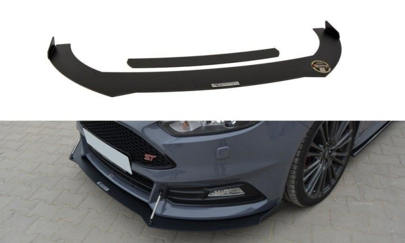 Maxton Sport Front Ansatz V.2 für Ford Focus ST Mk3 FL FO-FO-3F-ST-CNC-FD2
