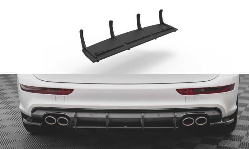 Maxton Street Pro Heckschürze für Audi SQ5 Mk1 (8R) AUSQ51CNC-RS1B