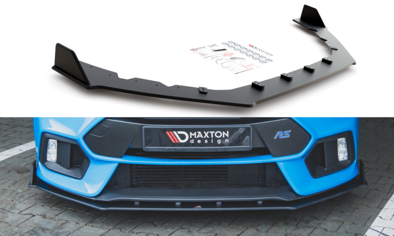 Maxton Racing Front Ansatz V.2 für Ford Focus RS Mk3 FOFO3RSCNC-FD2B