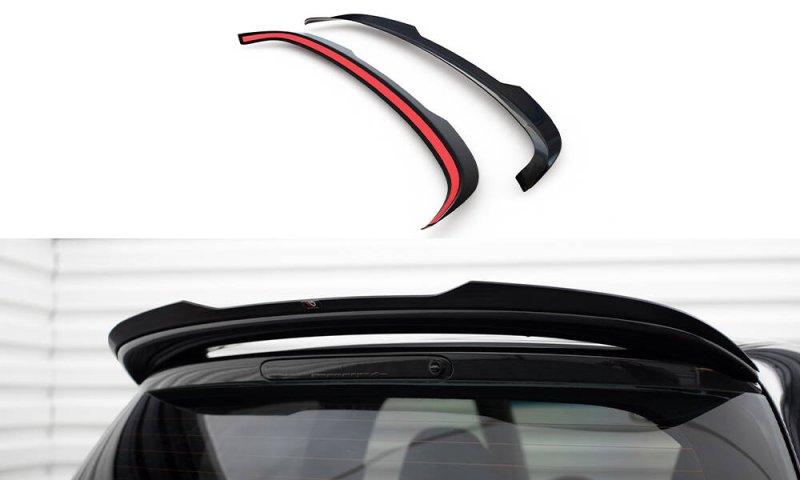 Maxton Spoiler CAP Abrisskante Suzuki Swift Sport Mk4 schwarz Hochglanz SZ-SW-4-SPORT-CAP1-G