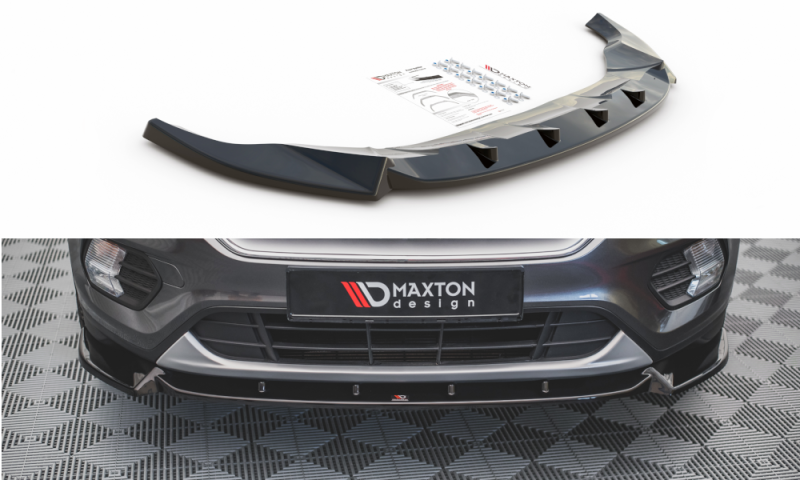 Maxton Front Ansatz für Ford Escape Mk3 schwarz Hochglanz FO-ES-3-FD1-G