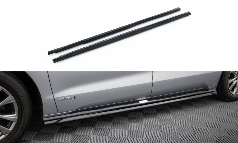 Maxton Seitenschweller Ansatz Toyota Sienna Mk4 schwarz Hochglanz TO-SI-4-SD1-G