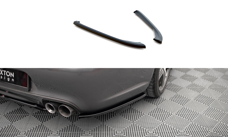 Maxton Heck Ansatz Flaps Diffusor für Porsche 911 Carrera / Carrera GTS 997 Facelift schwarz Hochglanz PO-911-997F-CA-S-RSD1-G