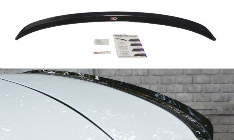 Maxton Spoiler CAP für Renault Megane Mk4 Hatchback schwarz Hochglanz RE-ME-4-CAP1-G
