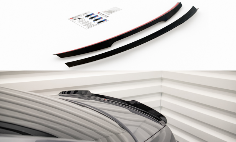 Maxton Spoiler CAP für Skoda Octavia Mk3 Facelift schwarz Hochglanz SK-OC-3F-CAP1-G