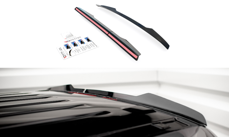 Maxton Spoiler CAP für Peugeot Partner Mk3 schwarz Hochglanz PE-PA-3-CAP1-G