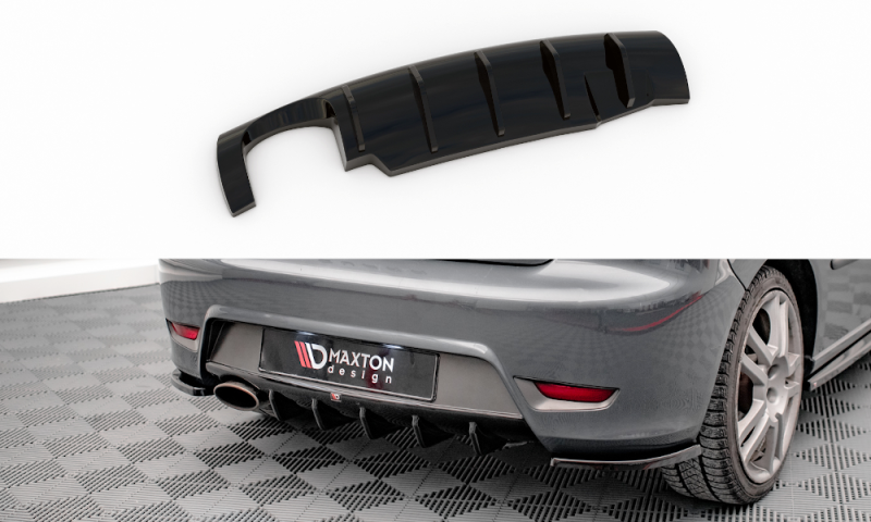 Maxton Diffusor Heck Ansatz für Seat Ibiza Cupra Mk3 schwarz Hochglanz SE-IB-3-CU-RS1-G