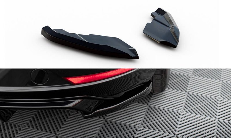 Maxton Heck Ansatz Flaps Diffusor V.2 Seat Leon Hatchback Mk3 Facelift schwarz Hochglanz SE-LE-3F-RSD2-G