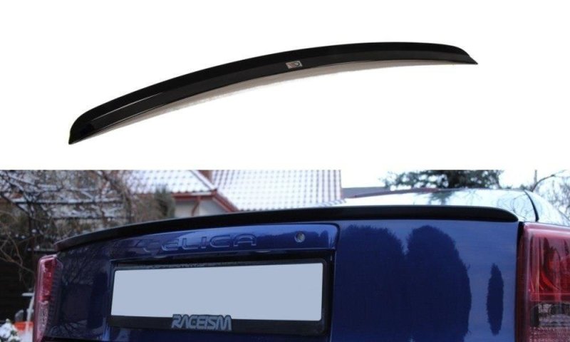 Maxton Spoiler CAP für TOYOTA CELICA T23 vor Facelift schwarz Hochglanz TO-CE-7-CAP1-G