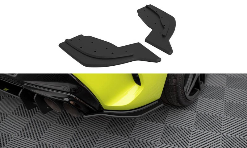 Maxton Street Pro Heck Ansatz Flaps Diffusor V.2 BMW 1er F40 M-Paket / M135i BM140MPACKCNC-RSD2B