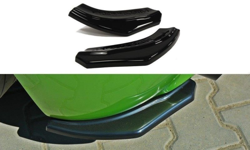 Maxton Heck Ansatz Flaps Diffusor für VW SCIROCCO R schwarz Hochglanz VW-SC-3-R-RSD1-G