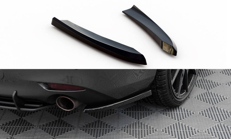 Maxton Heck Ansatz Flaps Diffusor Mazda 6 Kombi Mk3 Facelift schwarz Hochglanz MA-6-3F-K-RSD1-G