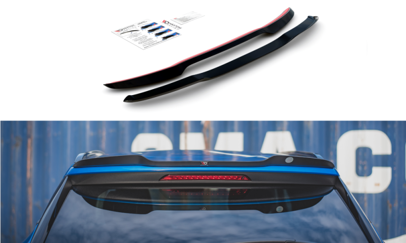 Maxton Spoiler CAP für Peugeot 2008 Mk2 schwarz Hochglanz PE-2008-2-CAP1-G