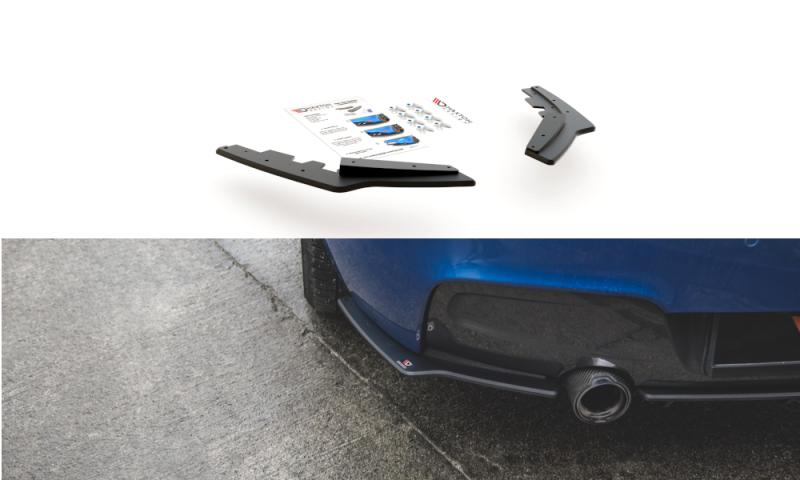 Maxton Robuste Racing Heck Ansatz Flaps Diffusor für BMW M135i F20 BM1F20MCNC-RSD1B