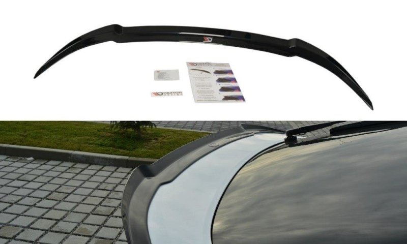 Maxton Spoiler CAP für Honda Civic Mk9 Facelift schwarz Hochglanz HO-CI-9F-CAP1-G