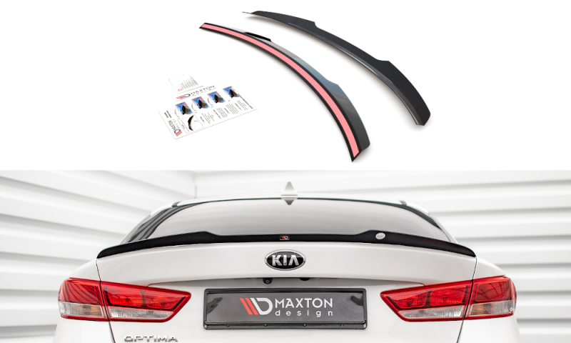 Maxton Spoiler CAP für Kia Optima Mk4 schwarz Hochglanz KI-OP-2-CAP1-G
