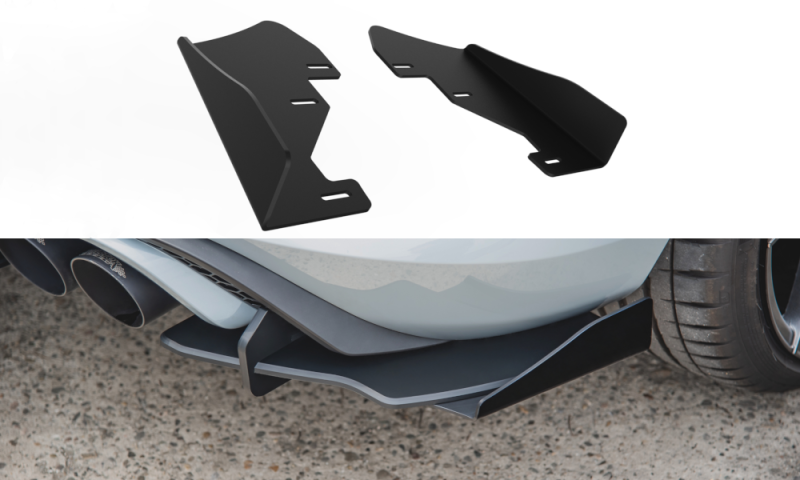 Maxton Side Flaps Ford Fiesta Mk8 ST  schwarz Hochglanz FOFI8STCNC-RSF1-G