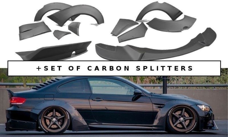 Maxton Breitbau Bodykit für BMW M3 E92 BM-3-92-M-BK1