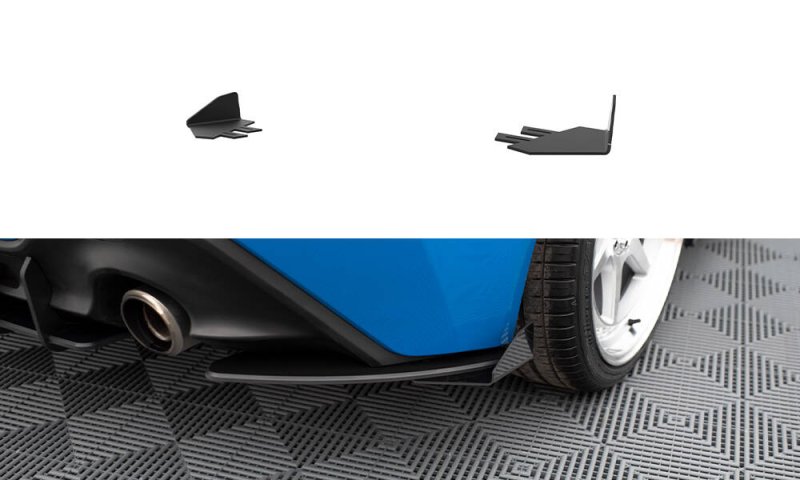 Maxton Hintere Seiten Flaps Toyota GR86 Mk1 schwarz Hochglanz TOGR861CNC-RSF1-G