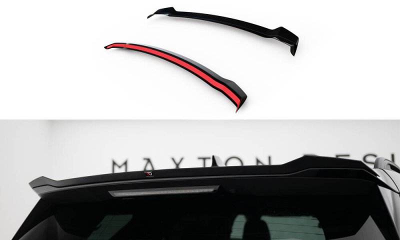 Maxton Spoiler CAP Abrisskante Ford Explorer XLT Mk6 schwarz Hochglanz FO-EX-6-XLT-CAP1-G