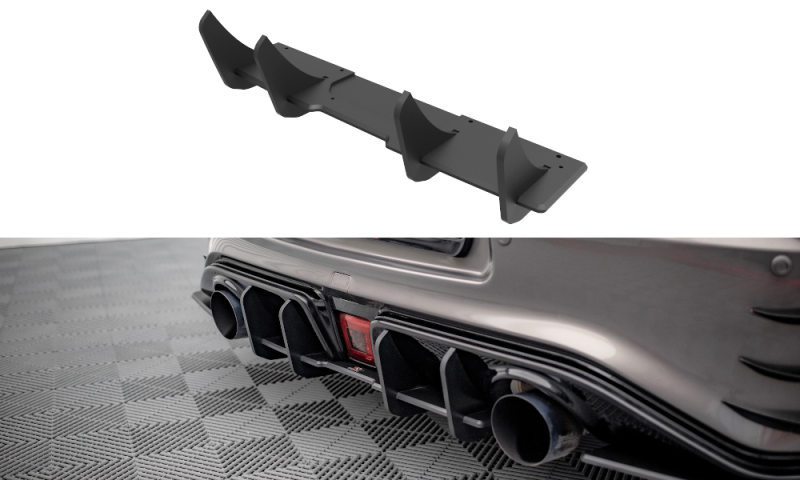 Maxton Street Pro Heckschürze für Nissan 370Z Nismo Facelift NI370ZNISMOCNC-RS1B