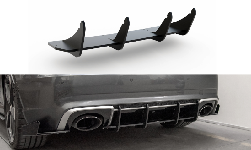 Maxton Racing Heckschürze V.1 für Audi RS3 8V Sportback AURS38VCNC-RS3B