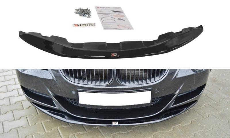 Maxton Front Ansatz V.1 für BMW M6 E63 schwarz Hochglanz BM-6-63-M-FD1-G