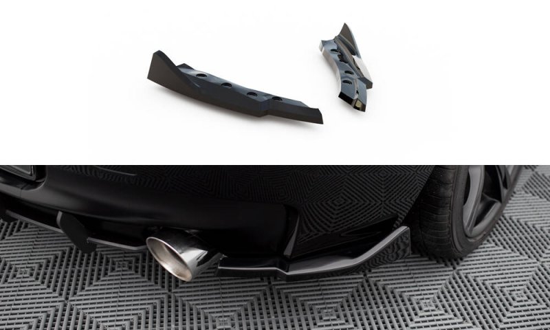 Maxton Heck Ansatz Flaps Diffusor BMW Z4 M-Paket E89 Facelift schwarz Hochglanz BM-Z4-89F-MPACK-RSD1-G
