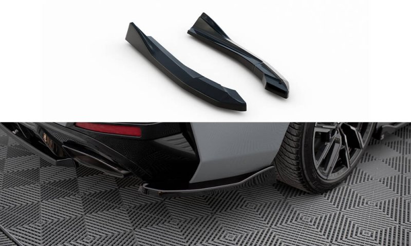 Maxton Heck Ansatz Flaps Diffusor V.2 BMW M440i Gran Coupe G26 schwarz Hochglanz BM-4-G26-MPACK-GC-RSD4-G