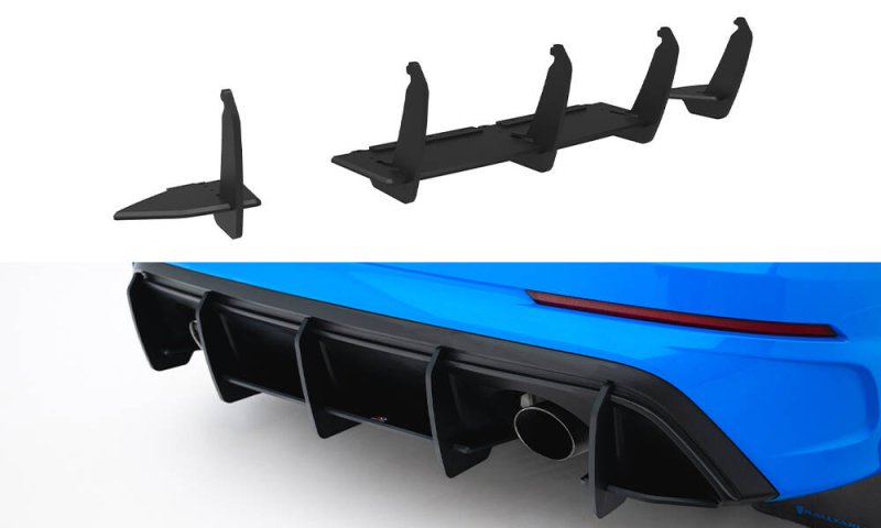 Maxton Street Pro Heckschürze V.2 Ford Focus RS Mk3 (US-Spec Version) FOFO3RSCNC-RS2B