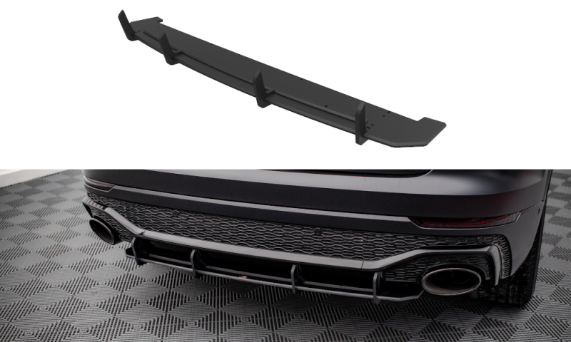 Maxton Street Pro Heckschürze für Audi RSQ8 Mk1 AURSQ81CNC-RS1B