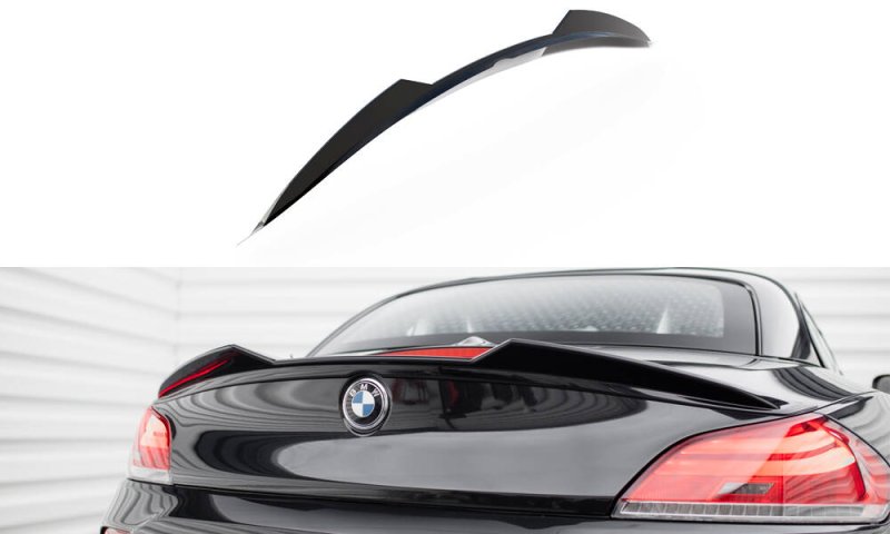 Maxton Spoiler CAP Abrisskante 3D BMW Z4 M-Paket E89 schwarz Hochglanz BM-Z4-89F-MPACK-CAP3D1-G