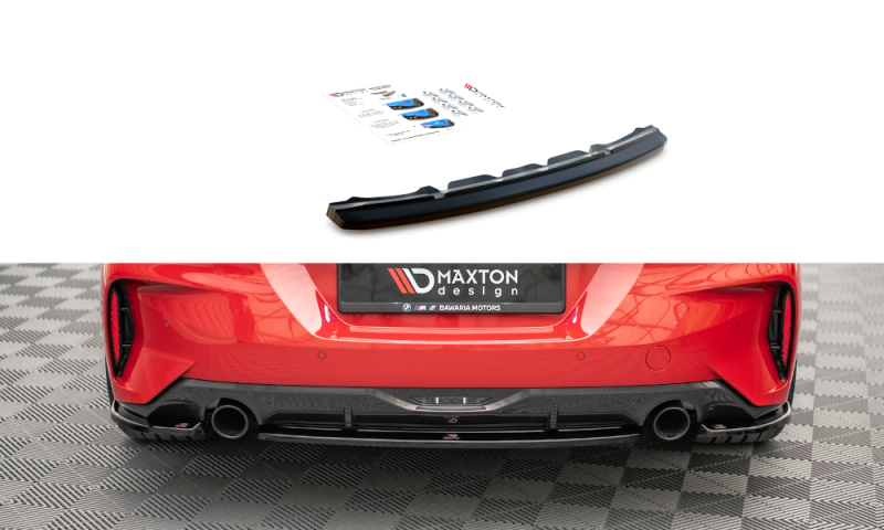 Maxton Mittlerer Diffusor Heck Ansatz für BMW Z4 M-Paket G29 schwarz Hochglanz BM-Z4-29-MPACK-RD1-G