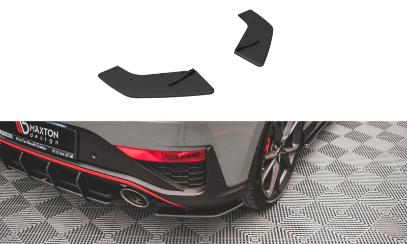 Maxton Street Pro Heck Ansatz Flaps Diffusor für Hyundai I30 N Hatchback Mk3 Facelift HYI303FNCNC-RSD1B