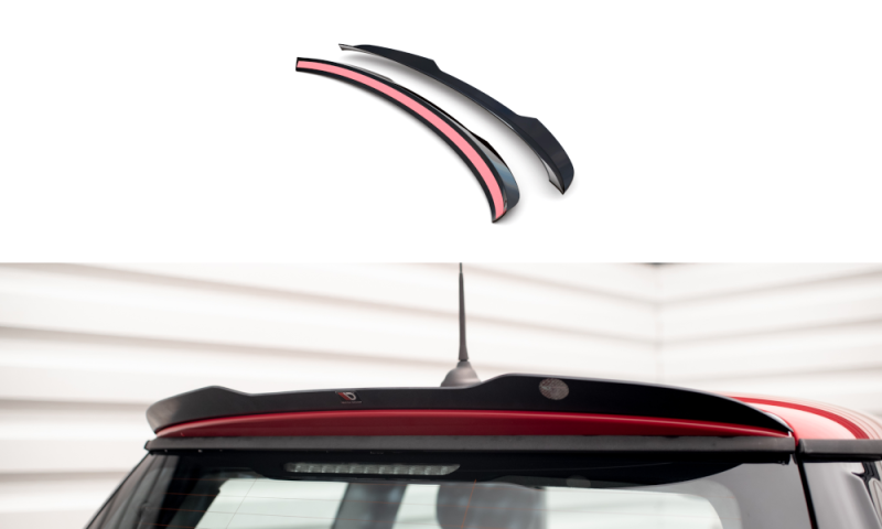 Maxton Spoiler CAP für Mini One R56 schwarz Hochglanz MC-ONE-2-CAP1-G