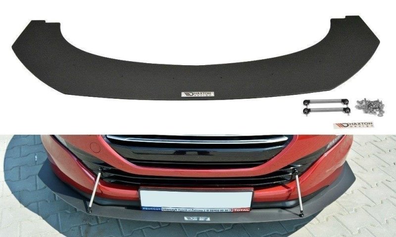 Maxton Racing Front Ansatz für PEUGEOT RCZ FACELIFT PE-RCZ-1F-CNC-FD1