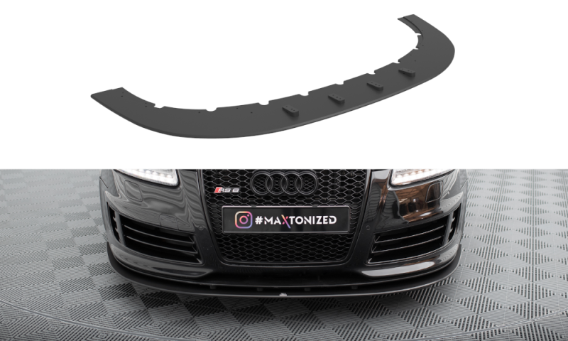 Maxton Street Pro Front Ansatz für für Audi RS6 Avant C6 AURS6C6CNC-FD3B