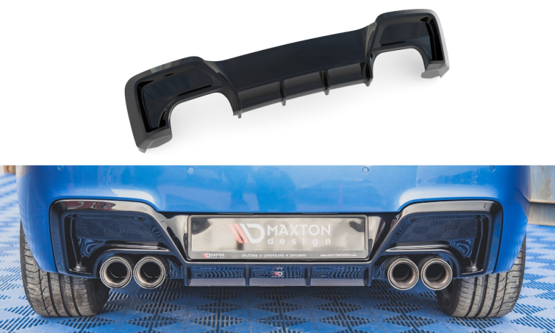 Maxton Diffusor Heck Ansatz V.2 für BMW M135i F20 BM-1-F20-M-RS1GOO__OO